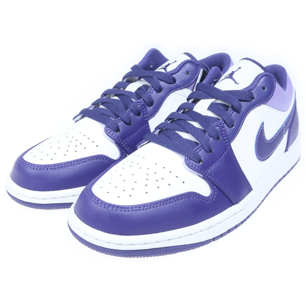 NIKE(ナイキ) AIR JORDAN 1 LOW SKY J PURPLE エアジョーダン ローカットスニーカー ホワイト/パープル US8.5/26.5cm 553558-515