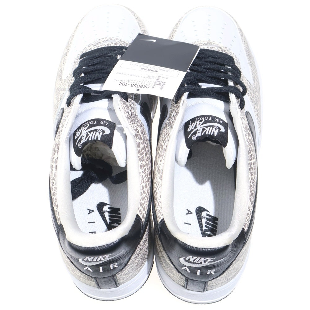 NIKE(ナイキ) AIR FORCE 1 LOW COCOA SNAKE エアフォース1 ロー ココアスネーク ローカットスニーカー ホワイト US9/27cm 845053-104