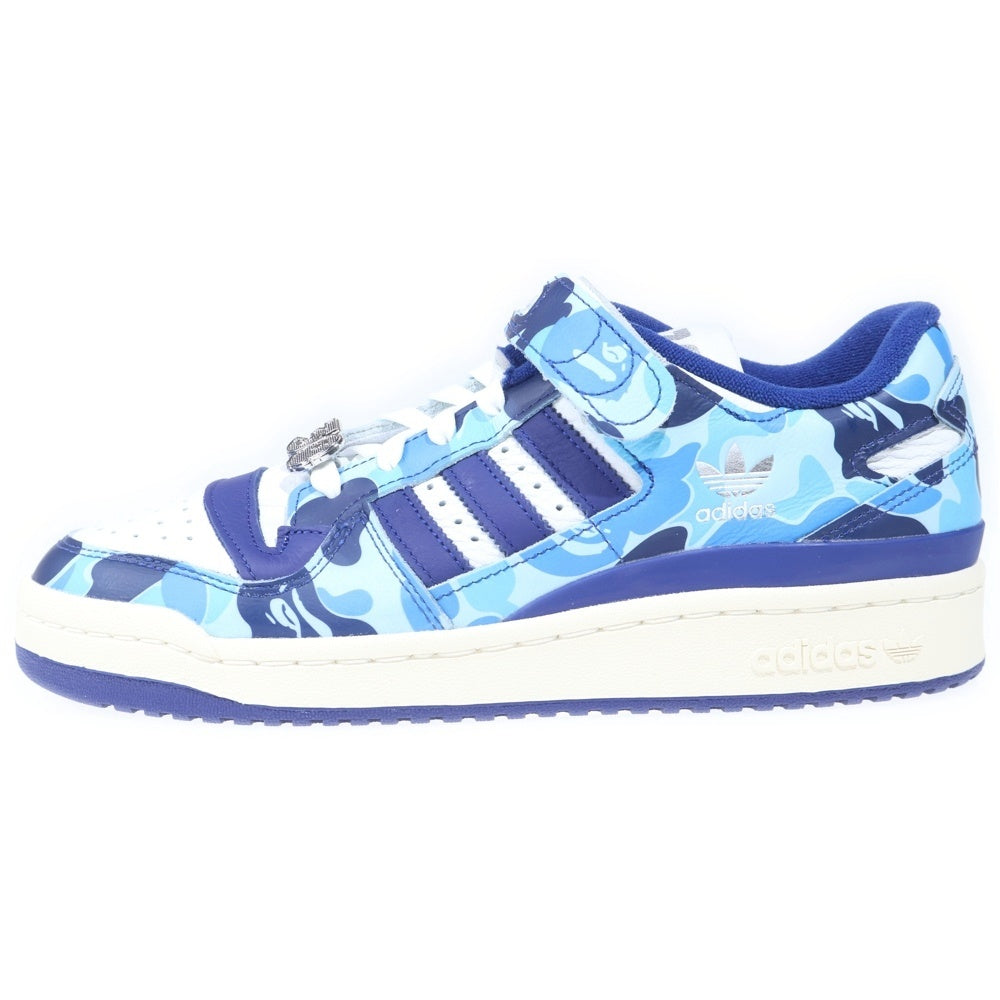 adidas(アディダス) ×A BATHING APE FORUM 84 LOW 30TH ANNIVERSARY フォーラム84 アベイシングエイプ ローカットスニーカー マルチカラー US8.5/26.5cm ID4771