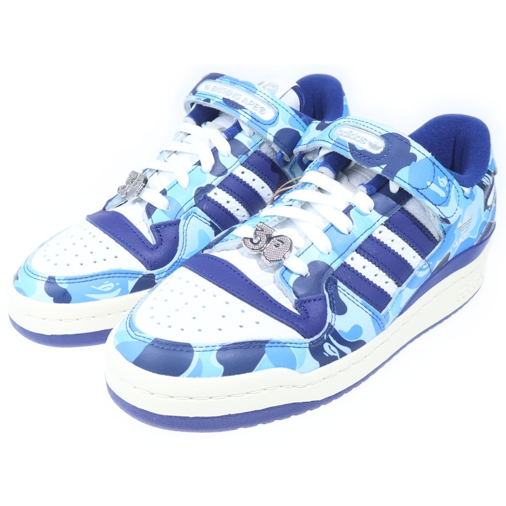 adidas(アディダス) ×A BATHING APE FORUM 84 LOW 30TH ANNIVERSARY フォーラム84 アベイシングエイプ ローカットスニーカー マルチカラー US8.5/26.5cm ID4771