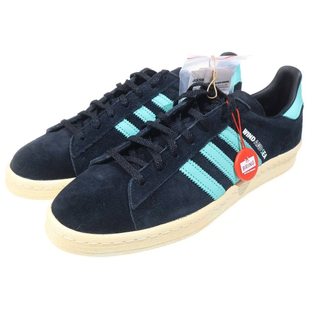 adidas(アディダス) ×WIND AND SEA×atomos CAMPUS 80 ×ウィンダンシー ×アトモス キャンパス 80 ローカットスニーカー ブラック US8.5/26.5cm GX3952