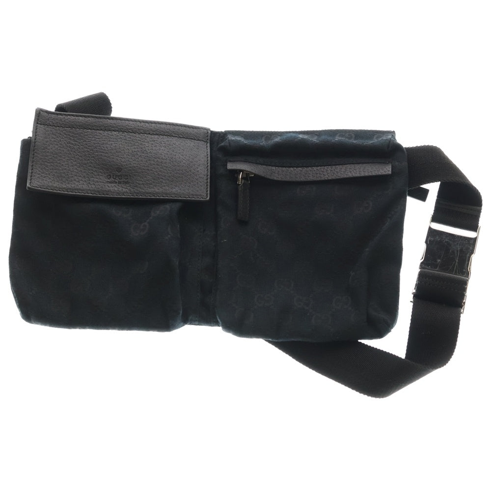 GUCCI(グッチ) GGキャンバス ボディバッグ ブラック 28566 レディース