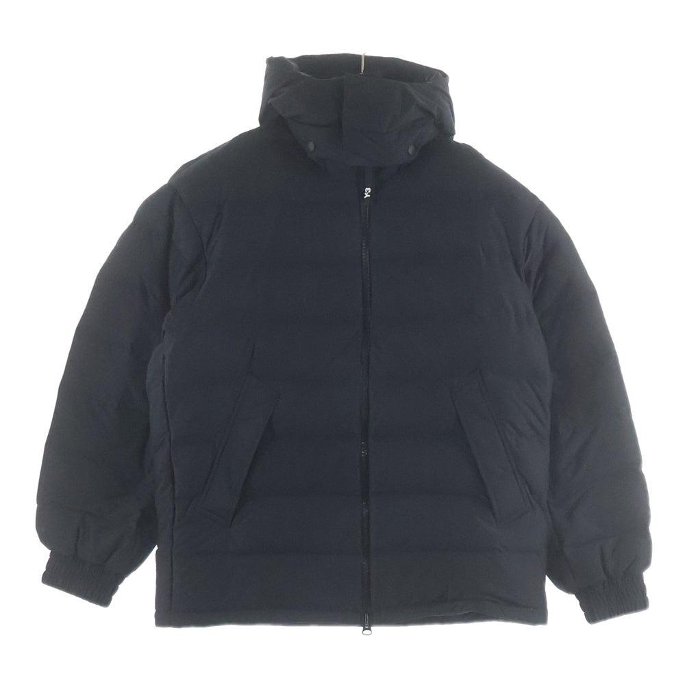 Y-3(ワイスリー) SEAMLESS DOWN HOODED JACKET シームレス ダウン フーデッド ジャケット ブラック FJ0442