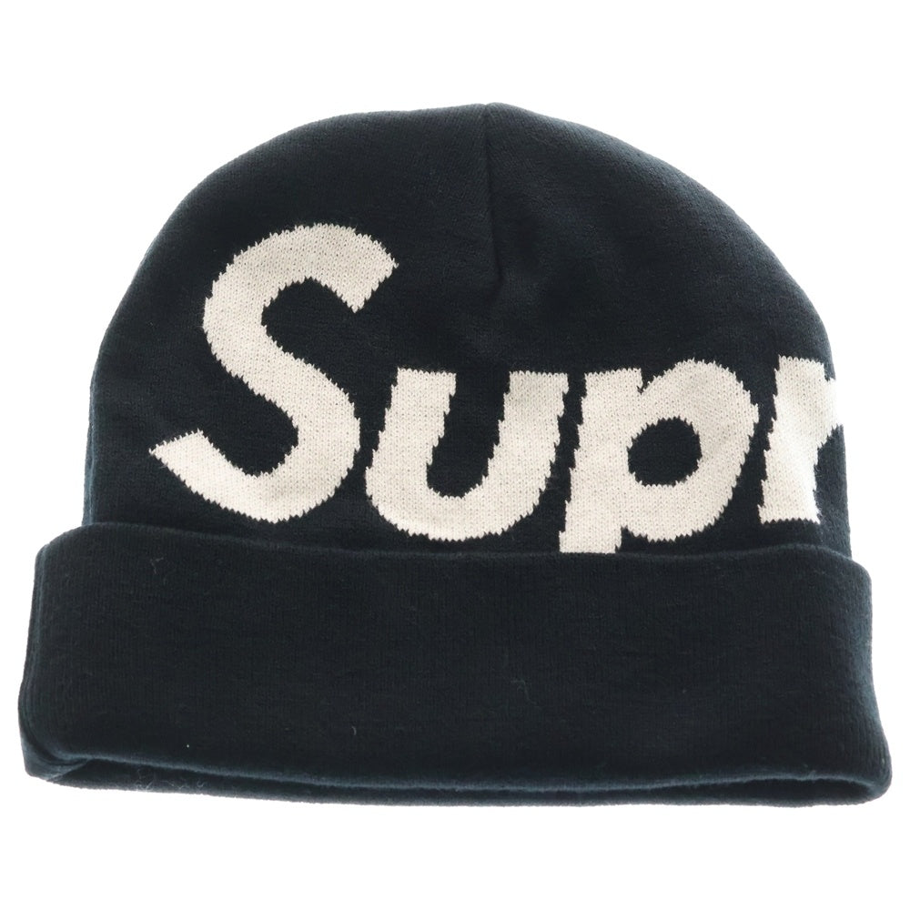 SUPREME(シュプリーム) 24AW Big Logo Beanie ビックロゴ ビーニー ニットキャップ ブラック