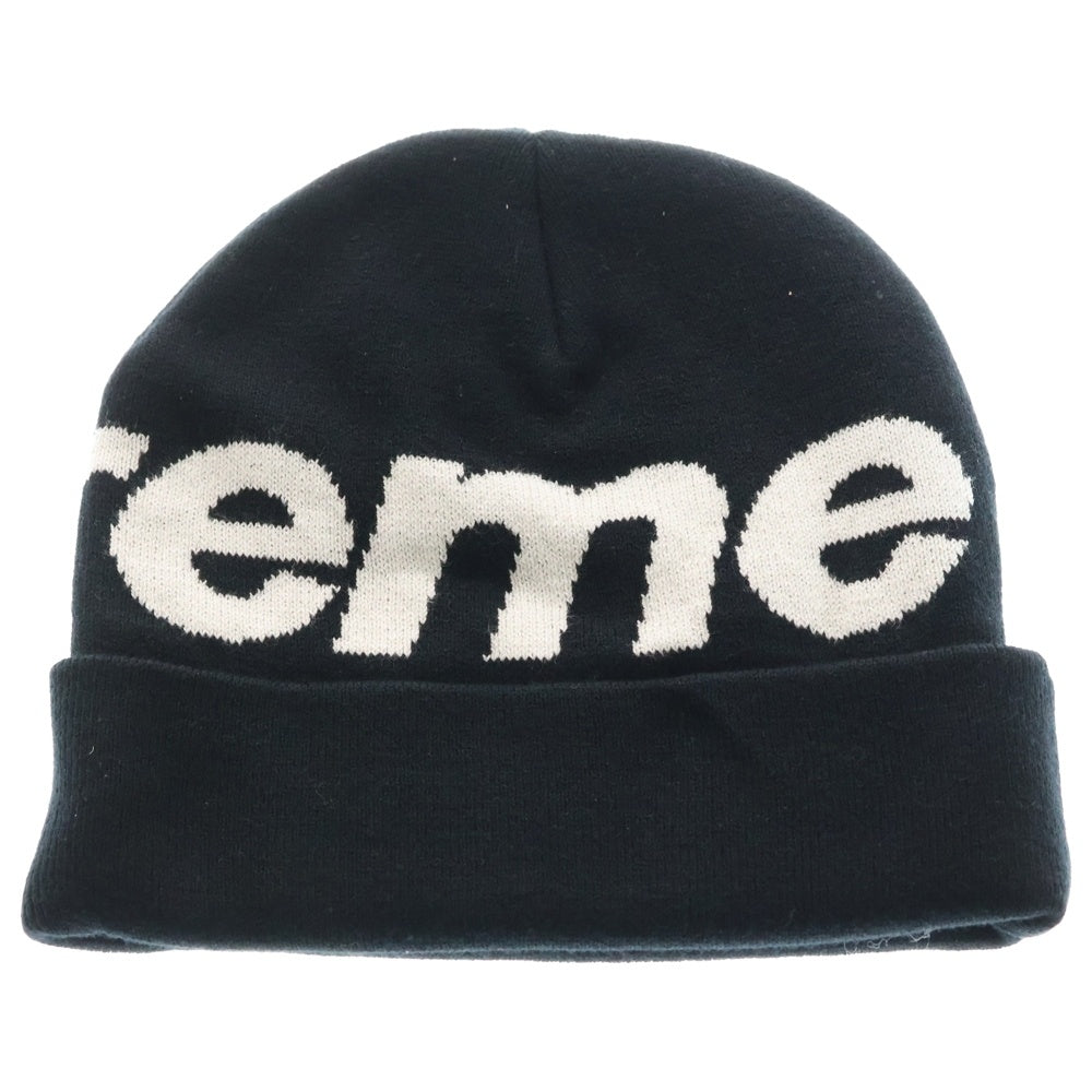 SUPREME(シュプリーム) 24AW Big Logo Beanie ビックロゴ ビーニー ニットキャップ ブラック