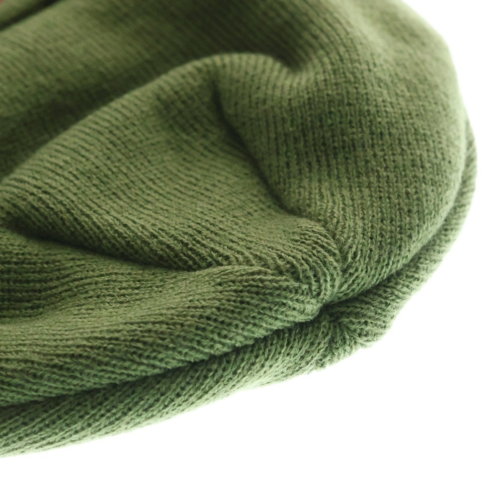 SUPREME(シュプリーム) 20AW ×Yohji Yamamoto New Era Beanie ヨウジヤマモト ニューエラ ロゴ刺繍ビーニー ニット帽 帽子 カーキ