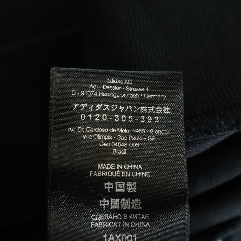 Y-3(ワイスリー) 20SS DISTRESSED SIGNATURE CREW SWEATSHIRT ディストレス シグネーチャー クルーネック 長袖スウェットトレーナー カットソー ブラック FP8689