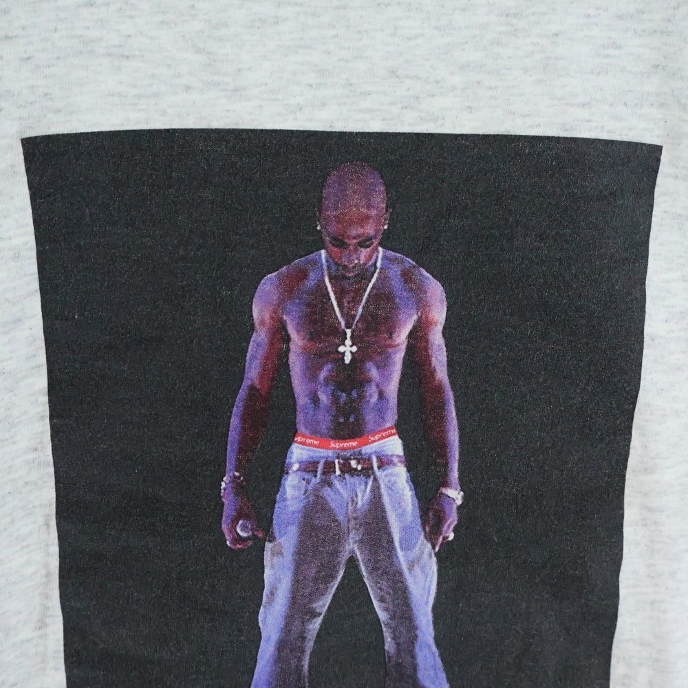 SUPREME(シュプリーム) 20SS Tupac Hologram Tee 2パック ホログラム クルーネック 半袖Tシャツ カットソー グレー