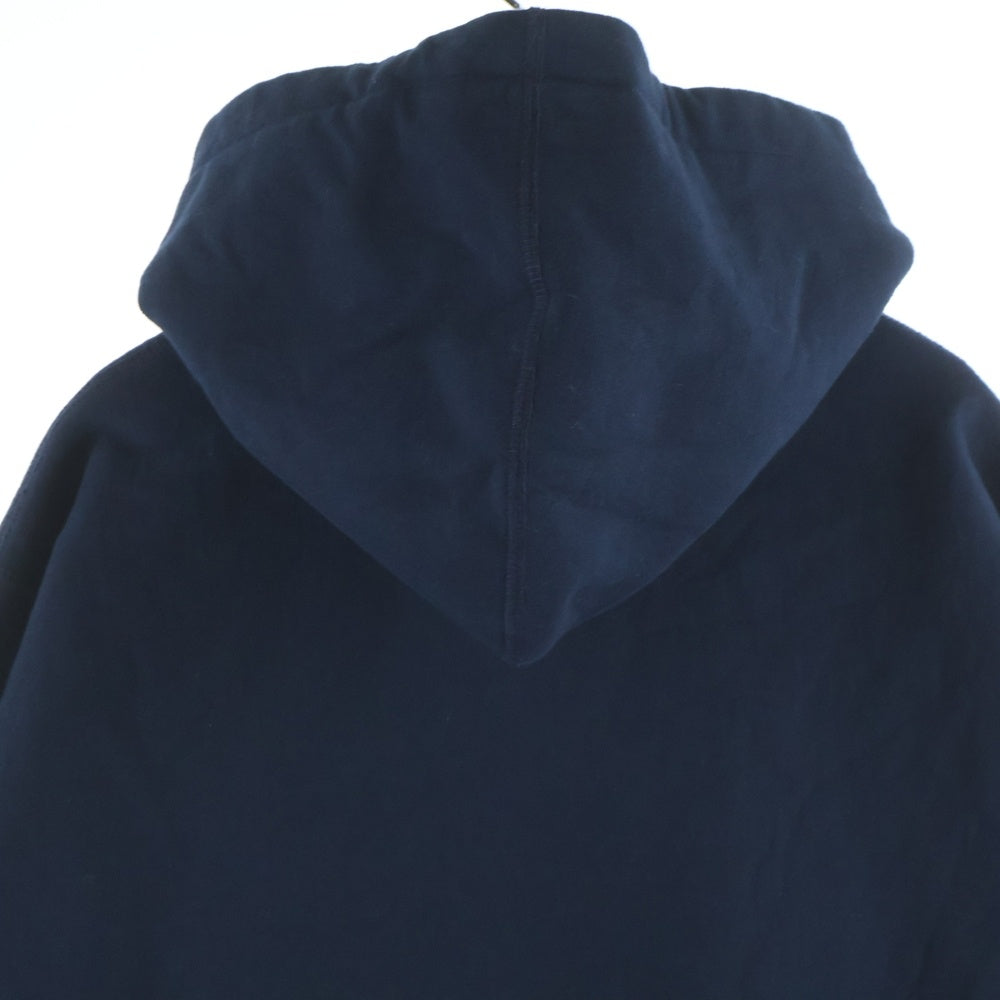 SUPREME(シュプリーム) 16AW Chrome Classic Logo Hooded Sweatshirt クローム クラシック ロゴ スウェットシャツ プルオーバーパーカー ネイビー