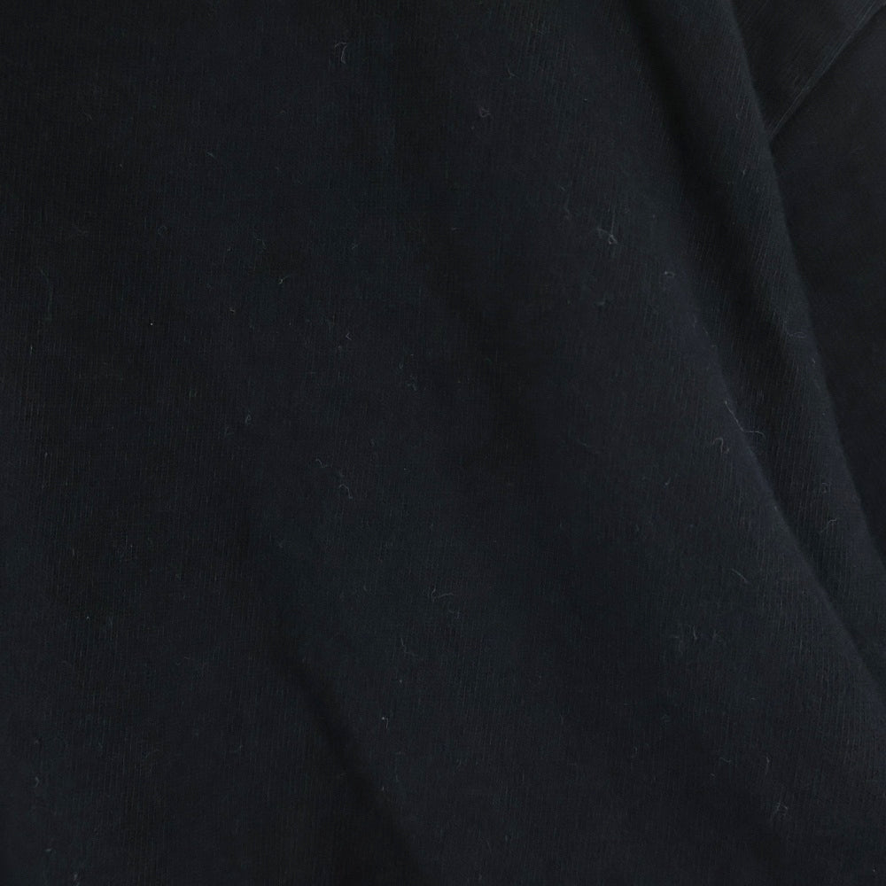 Yohji Yamamoto(ヨウジヤマモト) ×NewEra Logo Tee ニューエラ フロントロゴ クルーネック 半袖Tシャツ カットソー ブラック HN-T97-081