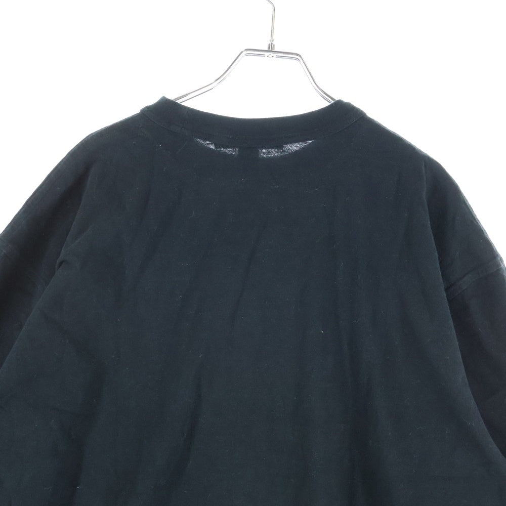 Y-3(ワイスリー) 20SS DISTRESSED SIGNATURE TEE ディストレス シグネーチャー クルーネック 半袖Tシャツ カットソー ブラック FQ4114