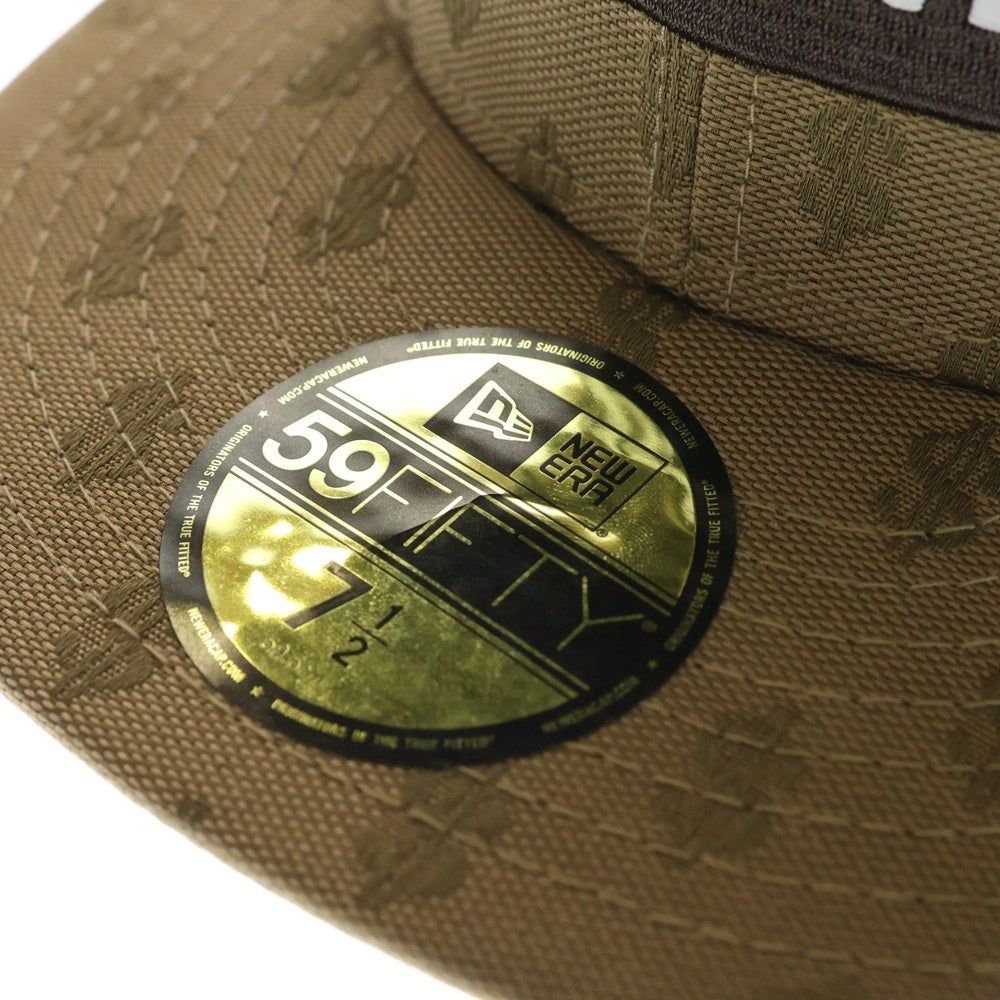 SUPREME(シュプリーム) 18SS ×NEW ERA Monogram Box Logo Cap ニューエラ モノグラム ボックス ロゴキャップ ブラウン