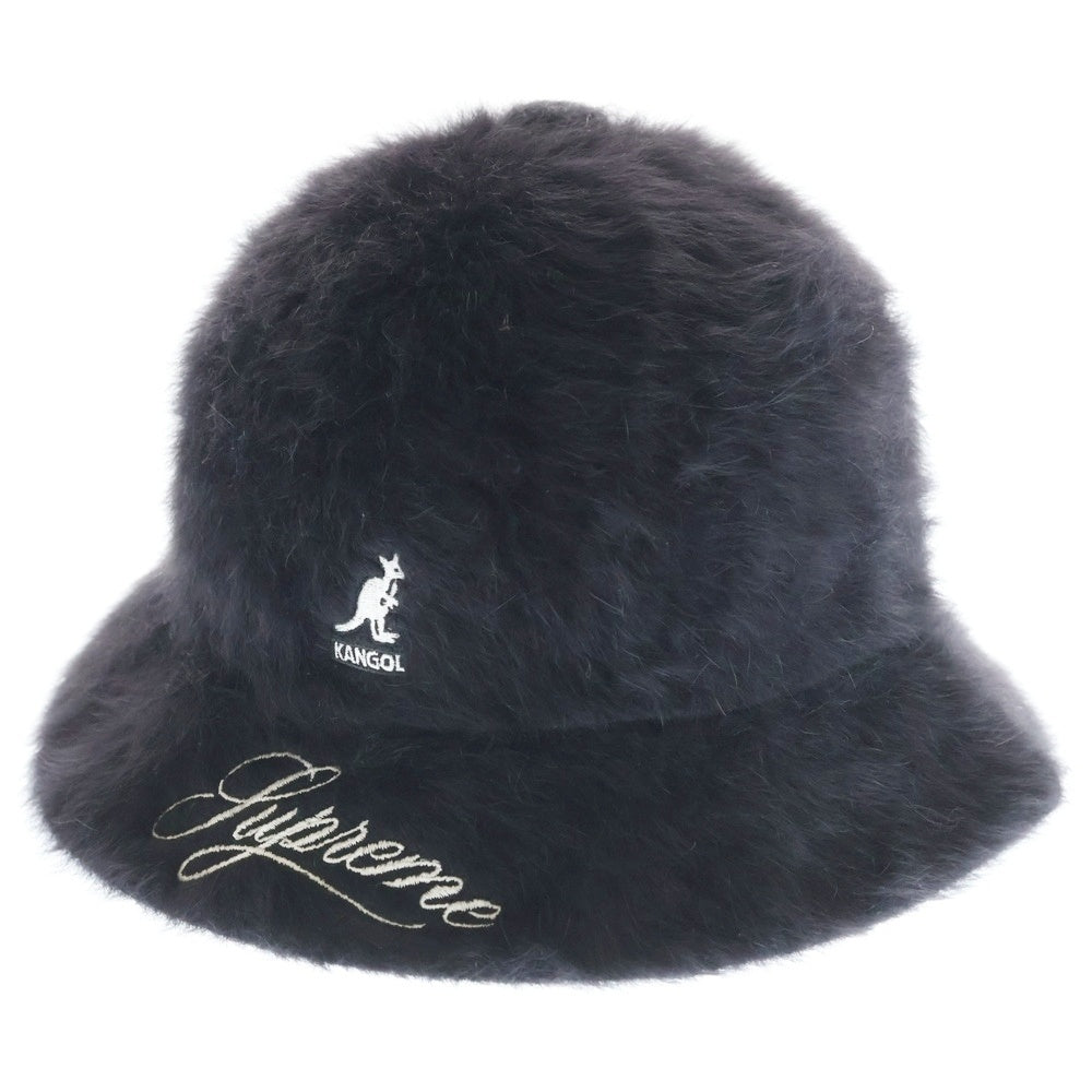 SUPREME(シュプリーム) 21AW ×KANGOL Furgora Casual カンゴール アンゴラ カジュアル ファーハット ブラック H75FW21