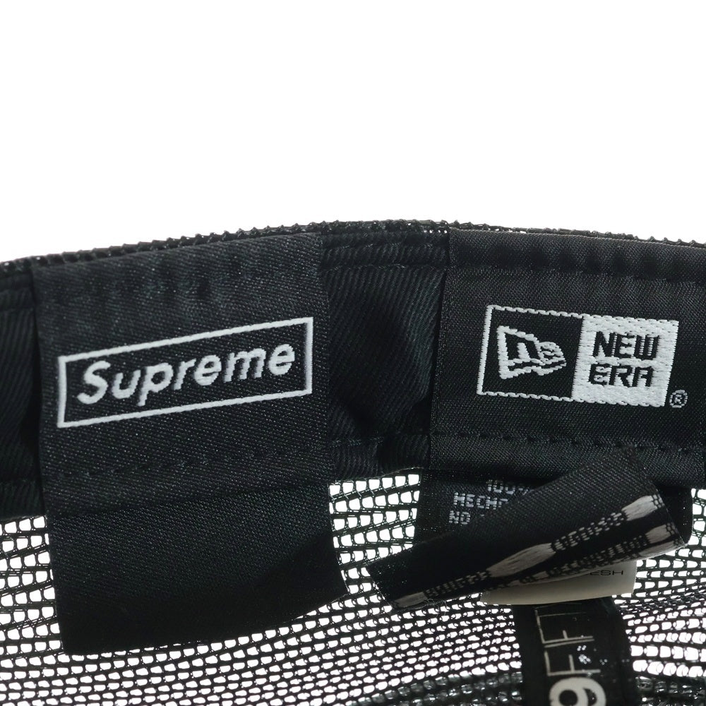 SUPREME(シュプリーム) 23SS ×NEW ERA Box Logo Mesh ニューエラ ボックスロゴ メッシュキャップ ブラック