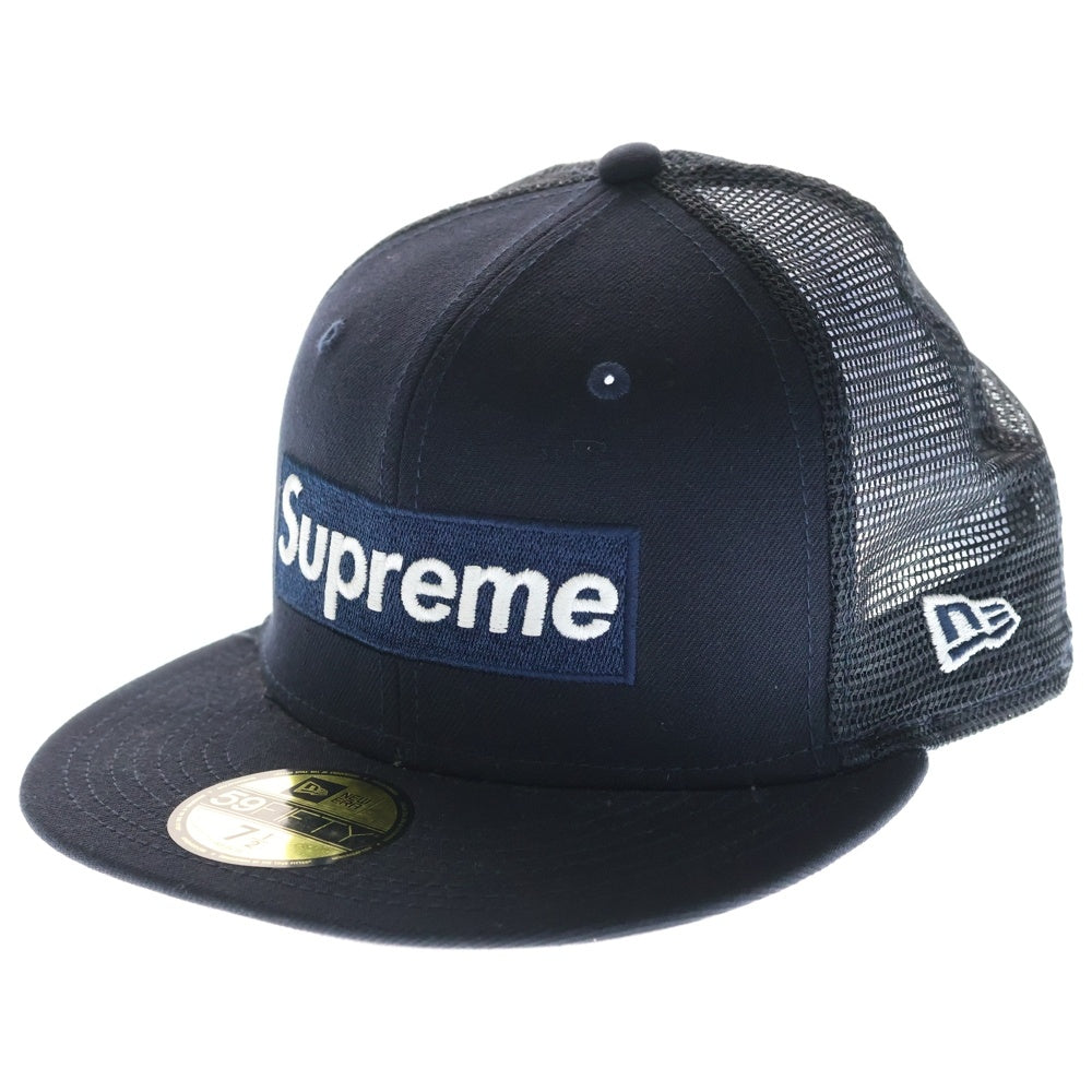 SUPREME(シュプリーム) 23SS ×NEW ERA Box Logo Mesh ニューエラ ボックスロゴ メッシュキャップ ネイビー