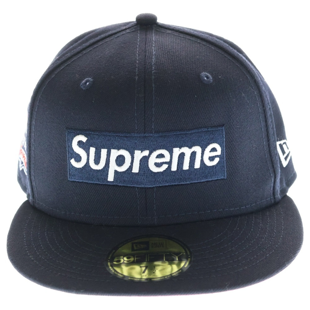 SUPREME(シュプリーム) 21AW ×NEW ERA Opening Day Box Logo Cap ニューエラ オープニングディ ボックス ロゴキャップ ネイビー