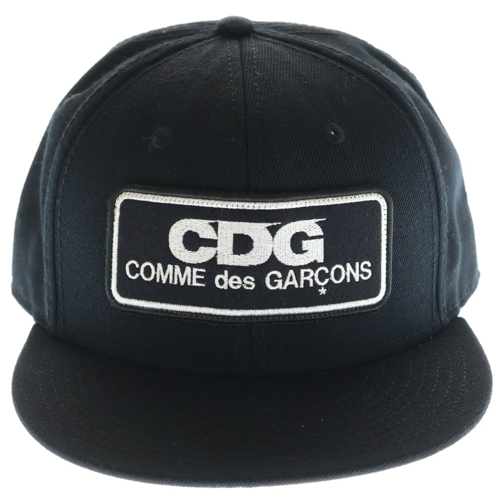 COMME des GARCONS(コムデギャルソン) 19SS LOGO PATCH CAP ロゴパッチ ベースボールキャップ 帽子 ブラック SZ-K601-051-1-1
