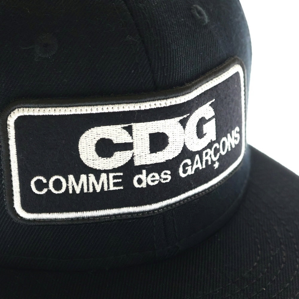 COMME des GARCONS(コムデギャルソン) 19SS LOGO PATCH CAP ロゴパッチ ベースボールキャップ 帽子 ブラック SZ-K601-051-1-1