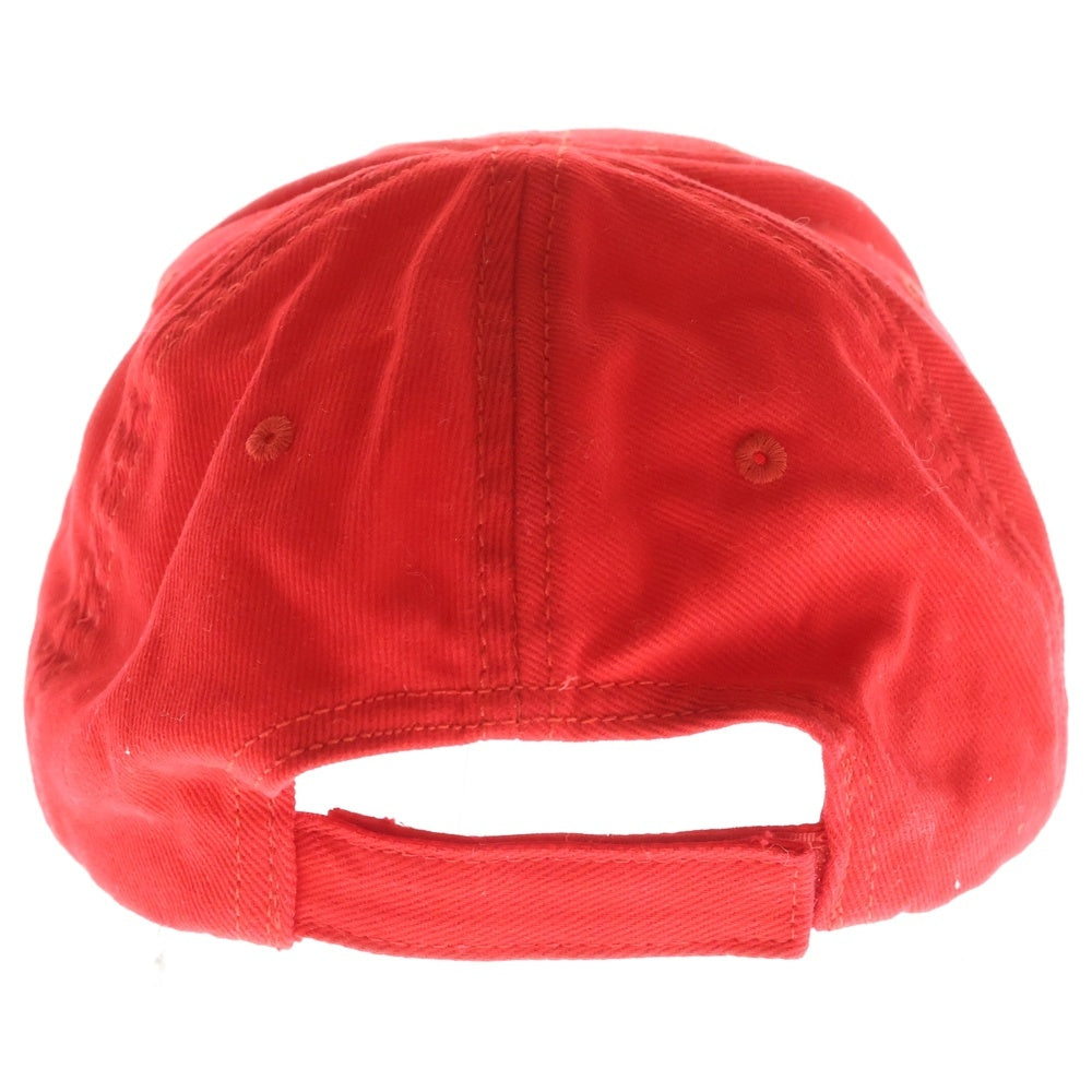 BALENCIAGA(バレンシアガ) BB MODE LOGO CAP 刺繍ロゴ ベースボールキャップ 帽子 レッド