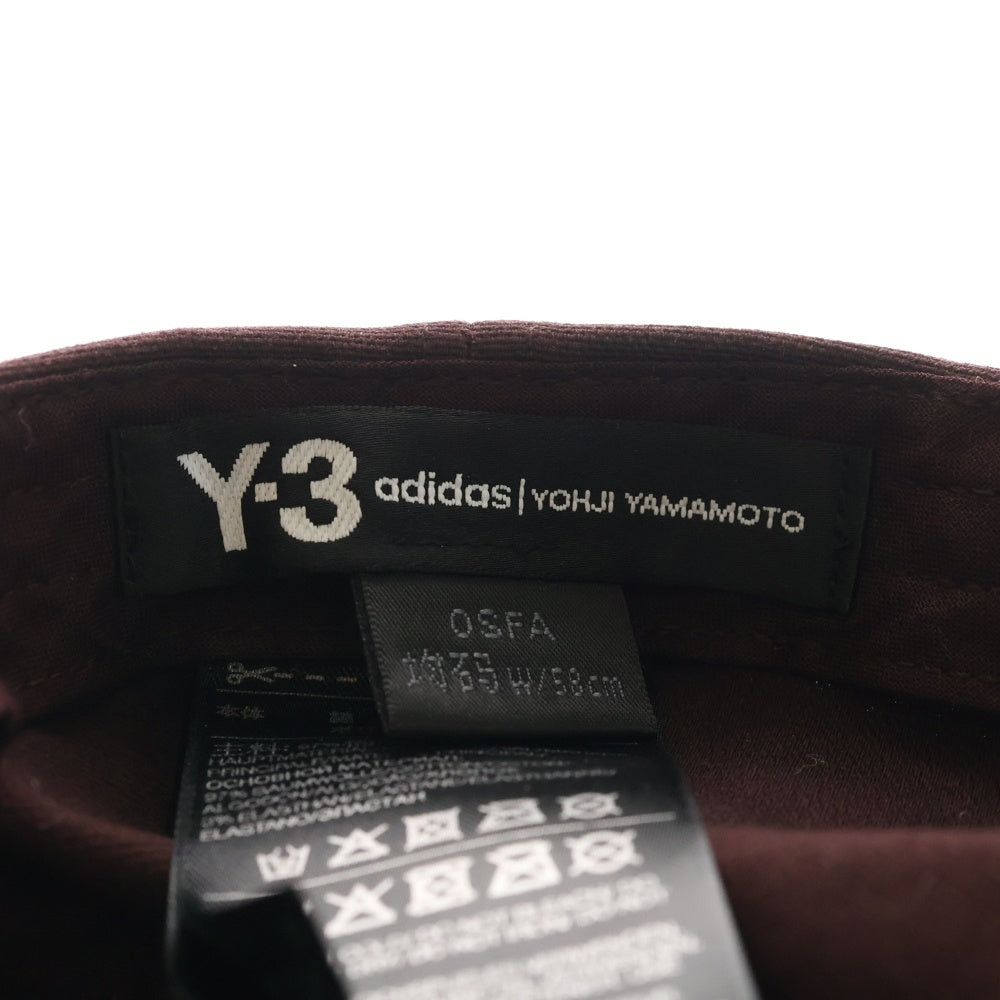 Y-3(ワイスリー) クラシックロゴ キャップ 帽子 ブラウン GK0627