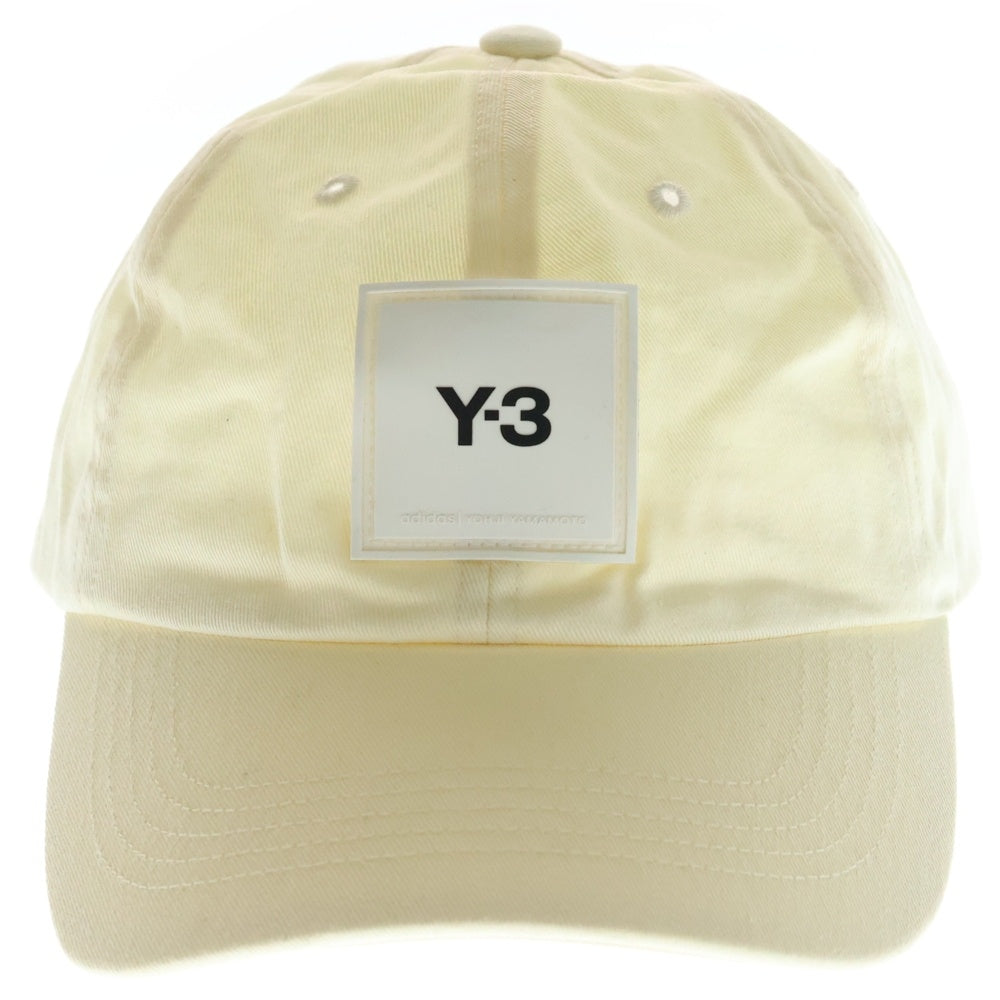 Y-3(ワイスリー) ラベルロゴ ベースボールキャップ 帽子 ベージュ H15772
