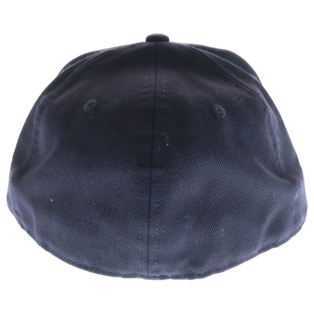 Yohji Yamamoto POUR HOMME(ヨウジヤマモト プールオム) ×NEW ERA フロント刺繍ロゴ ベースボールキャップ 帽子 ネイビー FN-H83-860