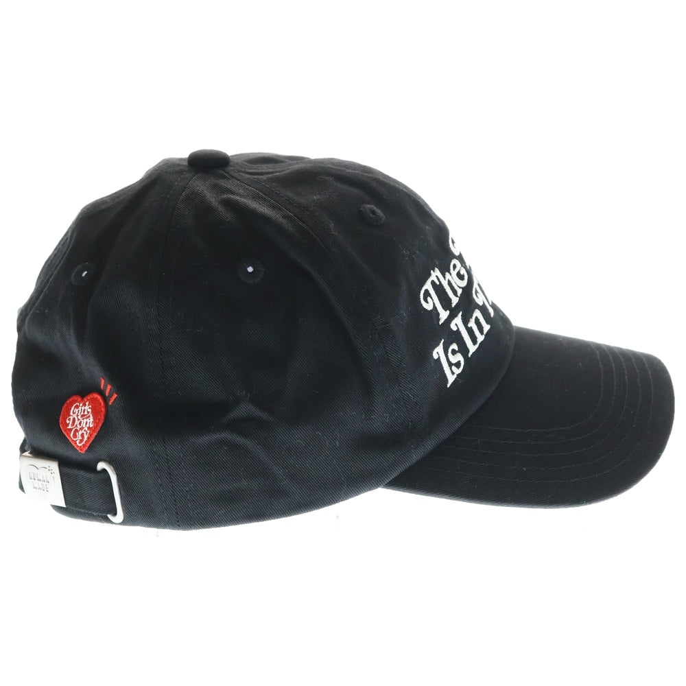 HUMAN MADE(ヒューマンメイド) ×GirlsDon'tCry 6PANEL TWILL CAP ガールズドントクライ 6パネル ツィル キャップ 帽子 ブラック XX20GD015