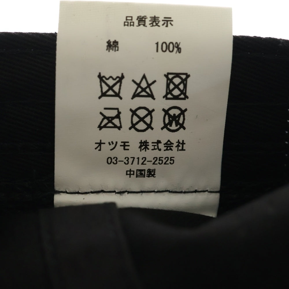 HUMAN MADE(ヒューマンメイド) ×GirlsDon'tCry 6PANEL TWILL CAP ガールズドントクライ 6パネル ツィル キャップ 帽子 ブラック XX20GD015