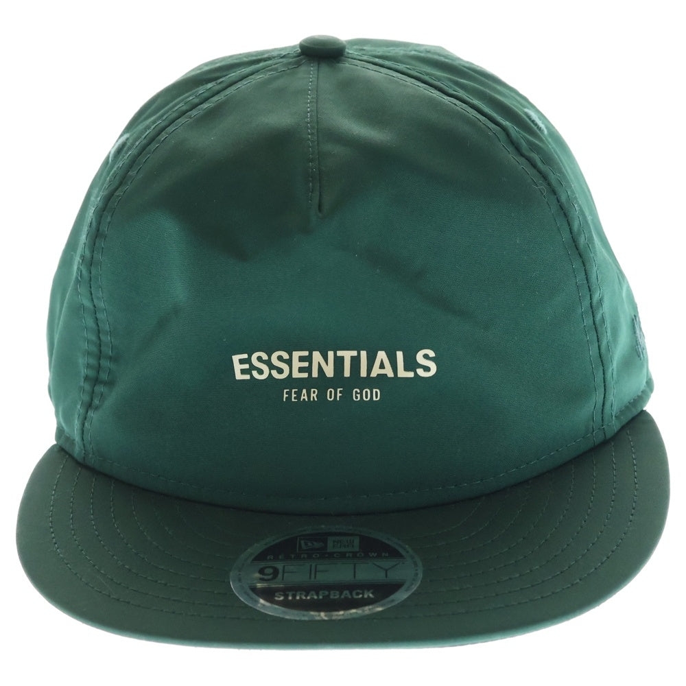 NEW ERA(ニューエラ) ×FEAR OF GOD ESSENTIALS フロント ロゴ キャップ 帽子 グリーン