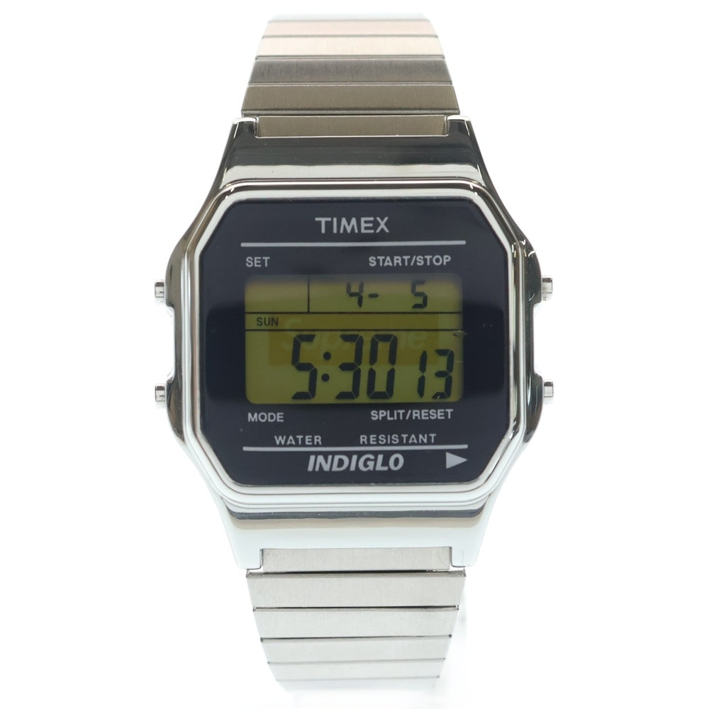 SUPREME(シュプリーム) 19AW ×TIMEX Box Logo Digital Watch タイメックス ボックスロゴ デジタル ウオッチ 腕時計 シルバー