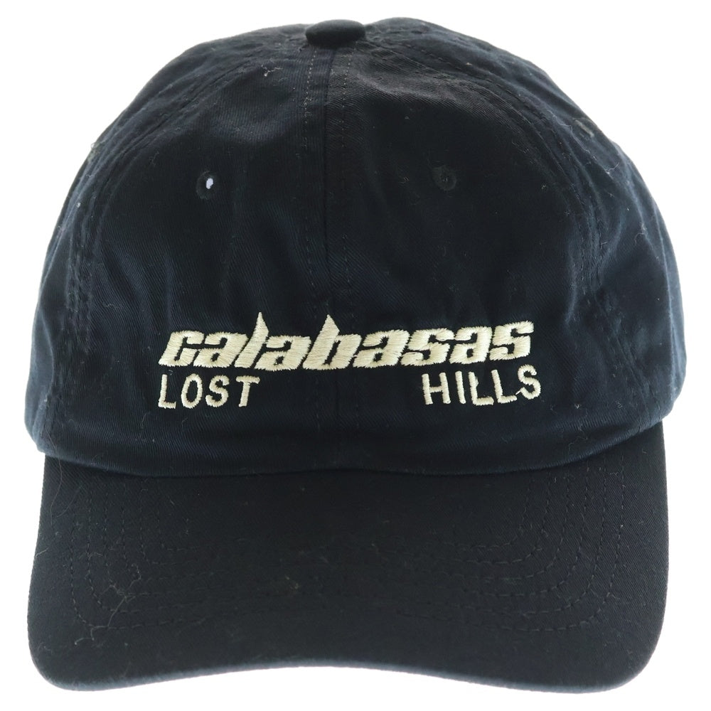 YEEZY(イージー) SEASON5 CALABASAS CAP シーズン5 カラバサス 刺繍ロゴ ベースボールキャップ ブラック