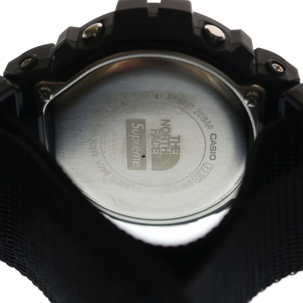SUPREME(シュプリーム) 22AW ×CASIO×THE NORTH FACE Times Square G-Shock Watch カシオ ザノースフェイス タイムズスクエア ジーショック ウォッチ 腕時計 ブラック NN32247I