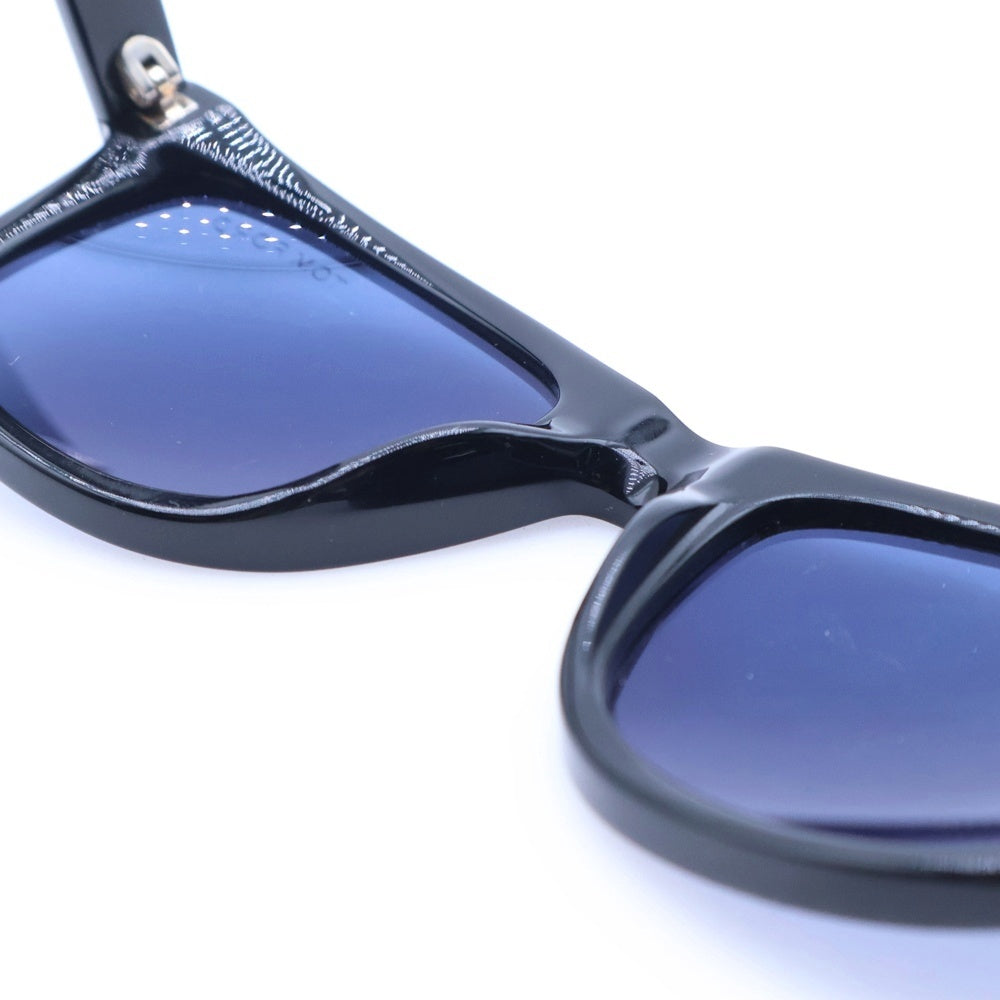 TOM FORD(トムフォード) Leo レオ ブラックフレーム ブルーレンズ ウェリントンサングラス 眼鏡 ブラック TF336 01V