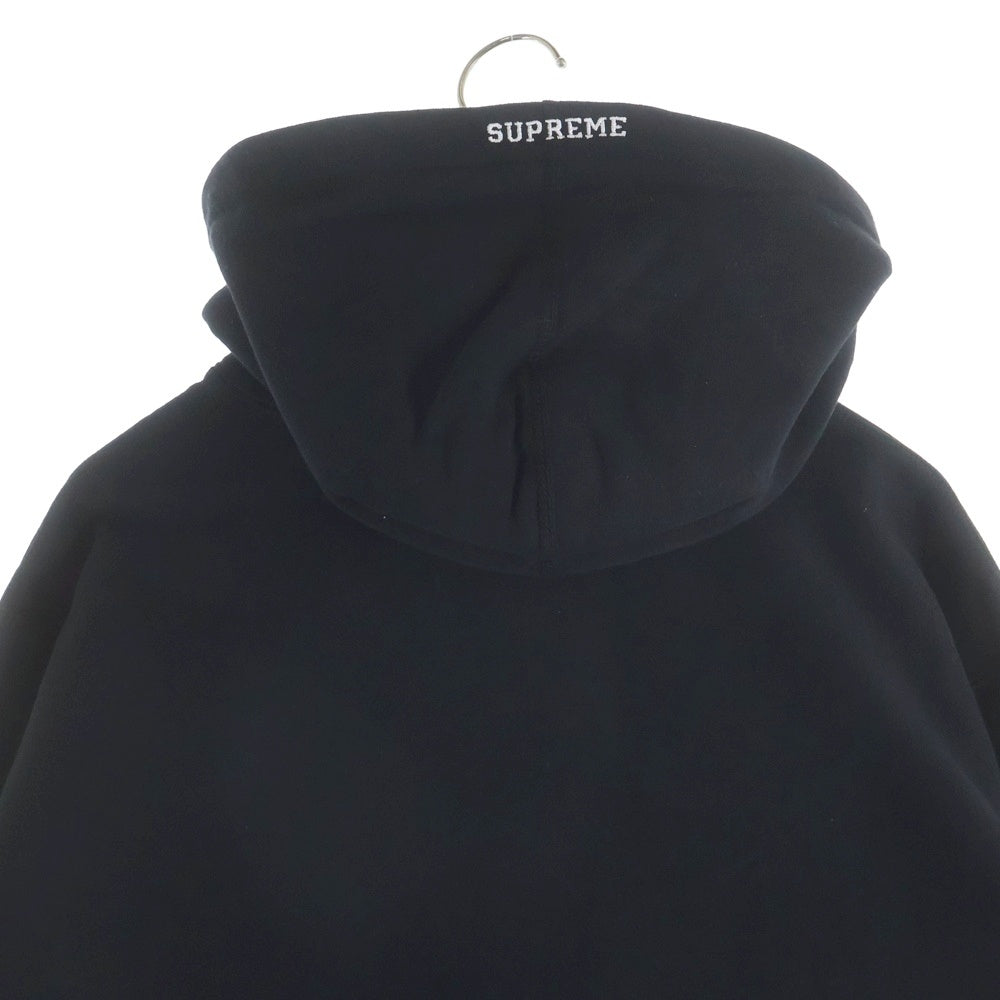 SUPREME(シュプリーム) 21SS ×Swarovski S Logo Hooded Sweatshirt スワロフスキー Sロゴ スウェット プルオーバーパーカー ブラック