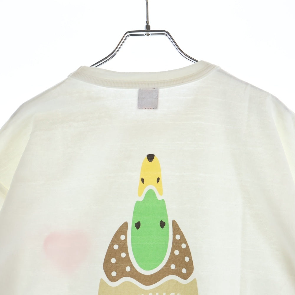 HUMAN MADE(ヒューマンメイド) 20SS Heart Print Tee ハート プリント クルーネック 半袖Tシャツ カットソー ホワイト HM19TE001