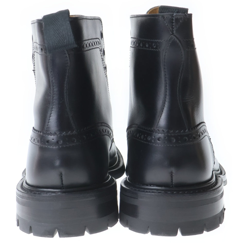 Tricker's(トリッカーズ) ×JUNYA WATANABE COMME des GARCONS ジュンヤ ワタナベ コムデギャルソンズ リフレクターブーツ ブラック/グリーン M8061