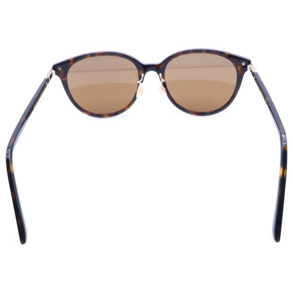 GUCCI(グッチ) オーバルフレーム アジアンフィットサングラス アイウェア ブラウン GG1452SK