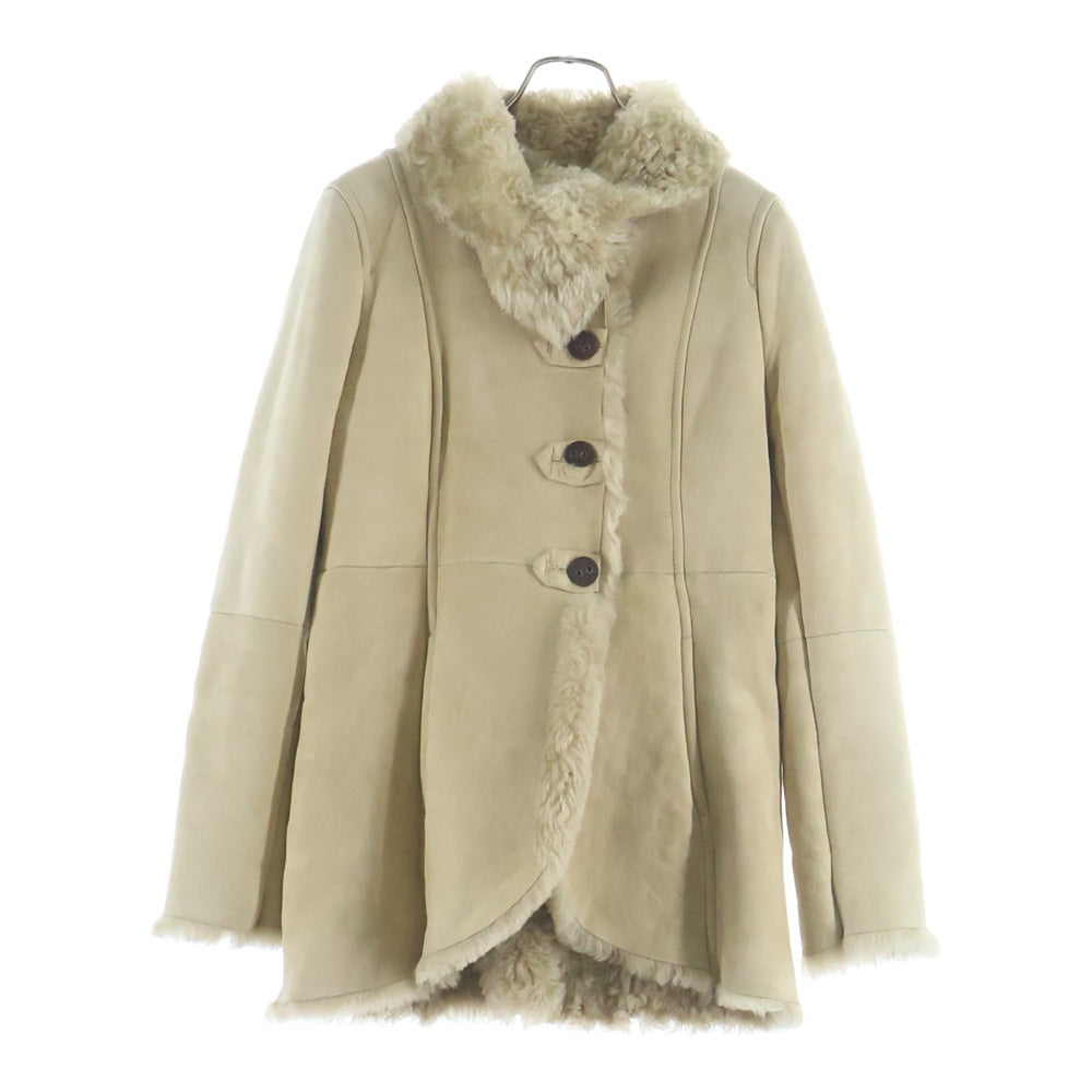 Weekend Max Mara(ウィークエンド マックスマーラ) シープスキン ラムファー ムートンコート レディース ブラウン