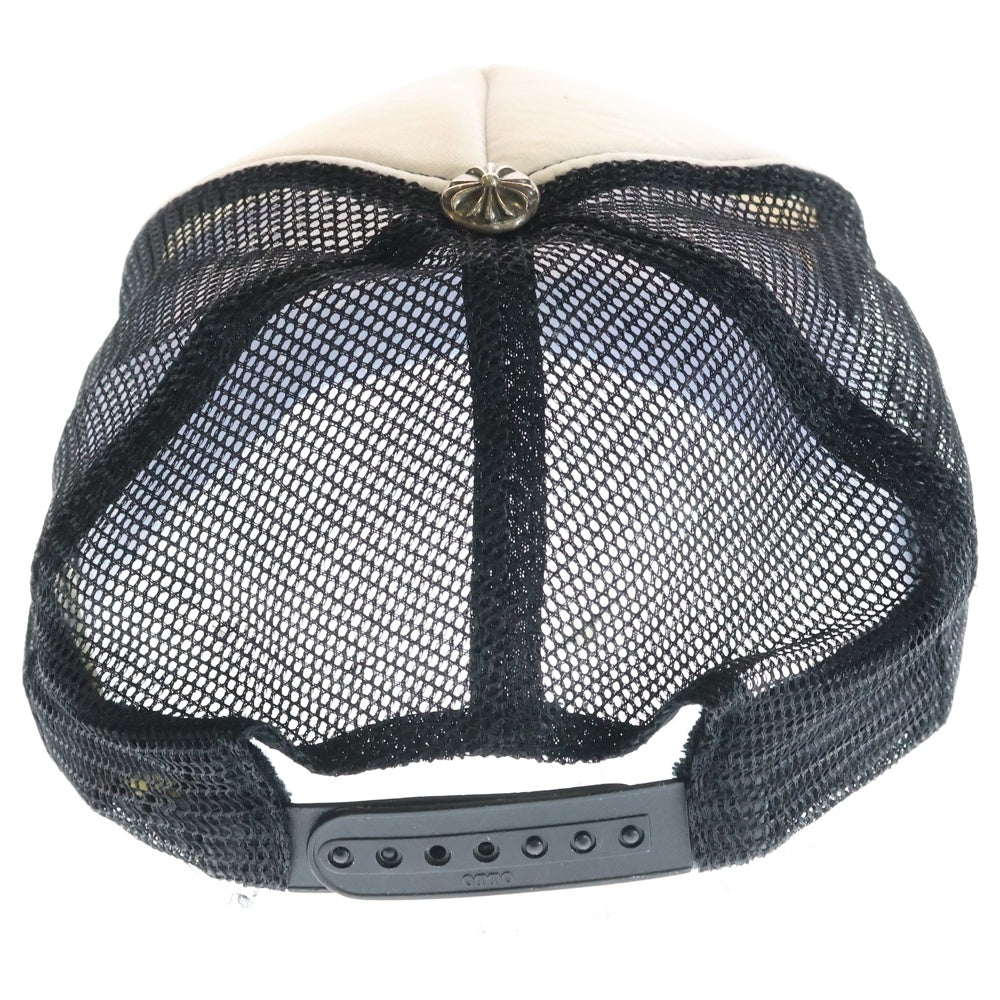 CHROME HEARTS(クロムハーツ) OLD HOLLYWOOD CH TRUCKER CAP オールド ハリウッド CH トラッカーメッシュキャップ 帽子 ブラック/ホワイト