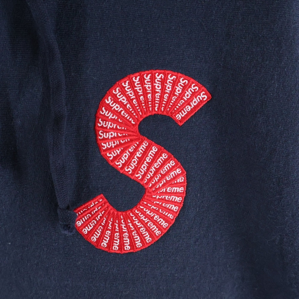 SUPREME(シュプリーム) 20AW S Logo Hooded Sweatshirt Sロゴ ボックスロゴ プルオーバーパーカー ネイビー