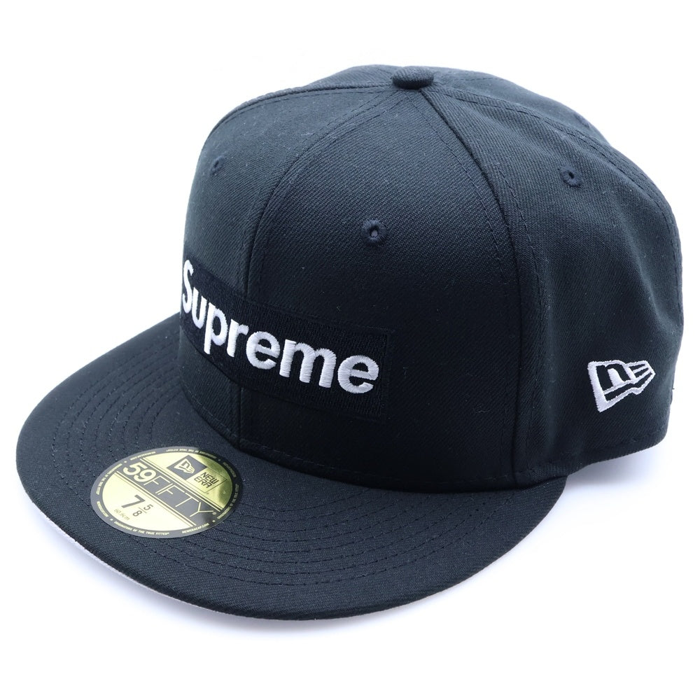 SUPREME(シュプリーム) ×NEW ERA Money Box Logo 59FIFTY Baseball Cap ニューエラ マネー ボックスロゴ ベースボールキャップ 帽子 ブラック