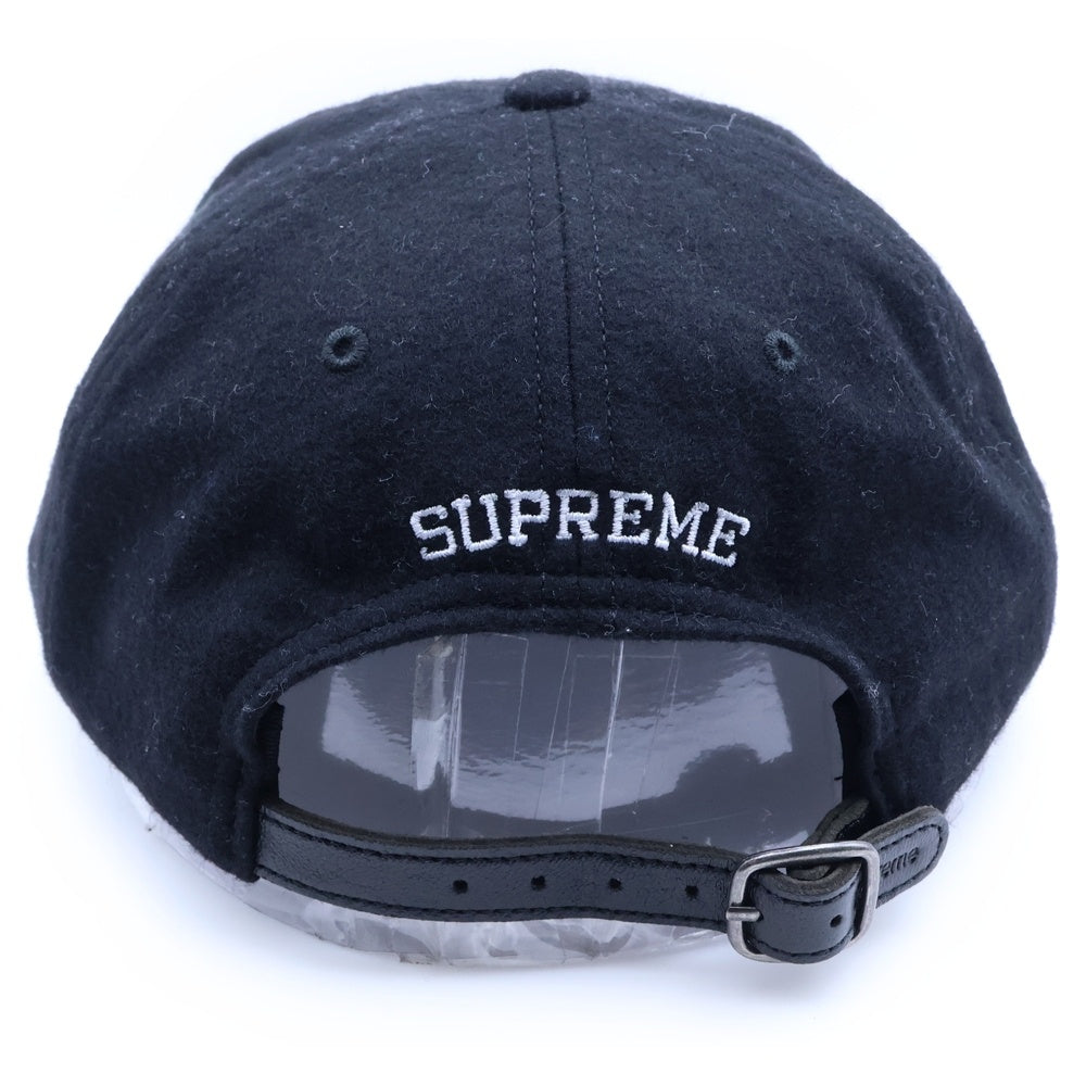 SUPREME(シュプリーム) S Logo 6-Panel Wool Cap Sロゴ 6パネル ウールキャップ 帽子 ブラック