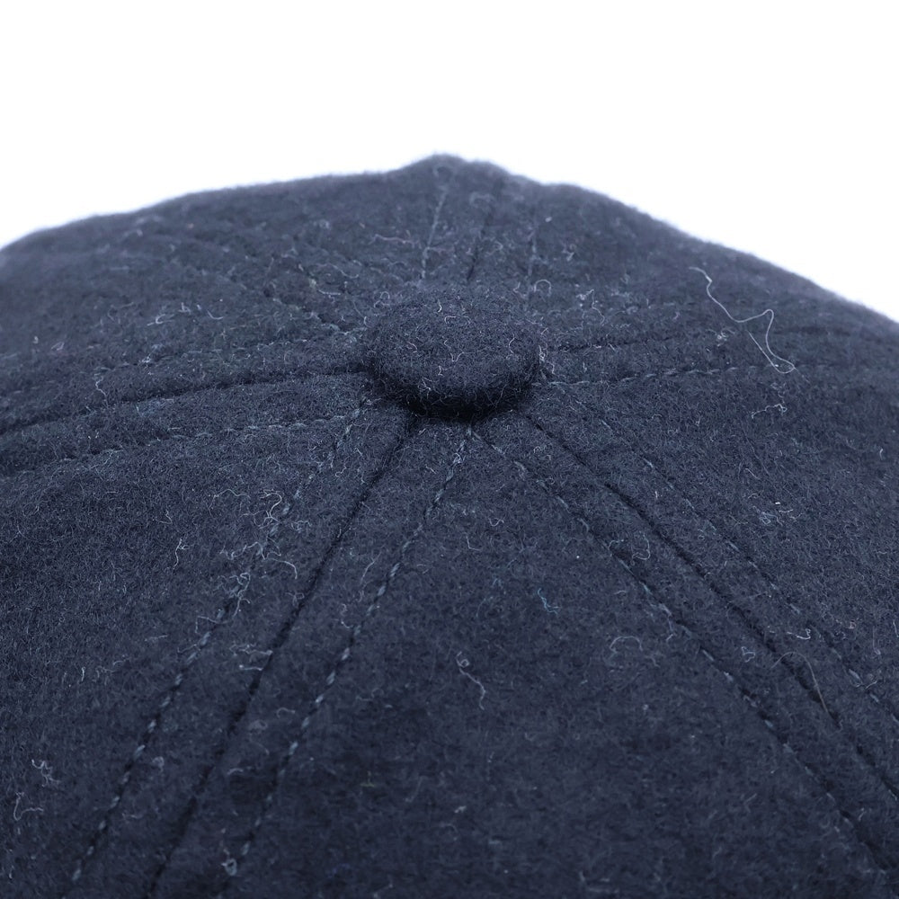 SUPREME(シュプリーム) S Logo 6-Panel Wool Cap Sロゴ 6パネル ウールキャップ 帽子 ブラック