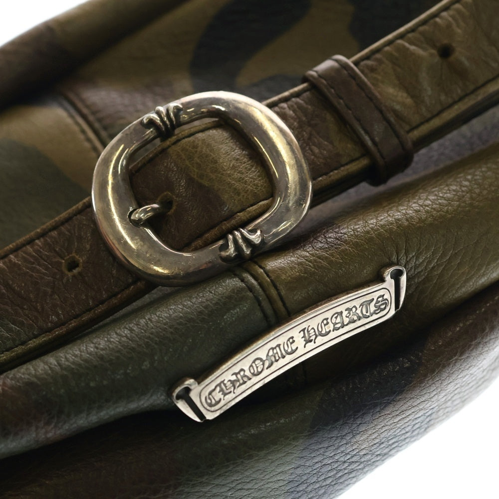 CHROME HEARTS(クロムハーツ) #1 SNAT PACK CAMO スナットパック カモフラ総柄レザーウエストバッグ カーキ