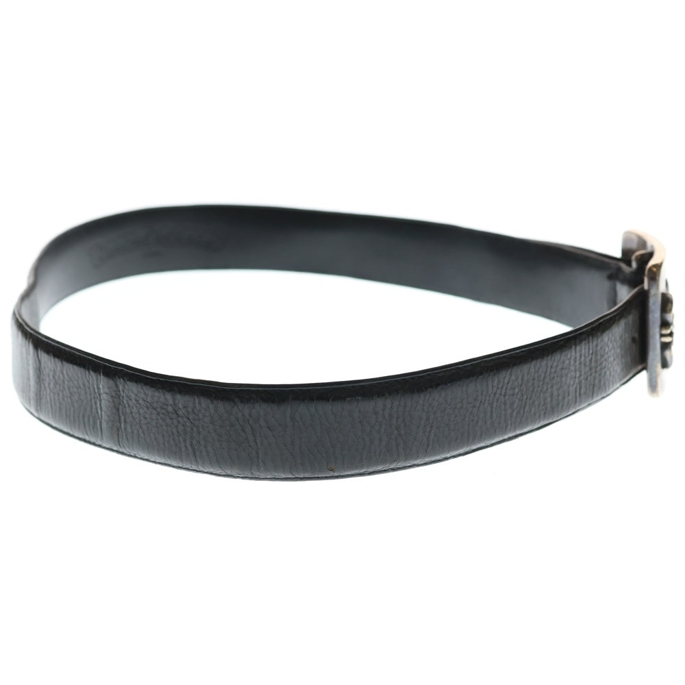 CHROME HEARTS(クロムハーツ) BLT OTJ 1.0inch フィリグリー レザーベルト ブラック/シルバー