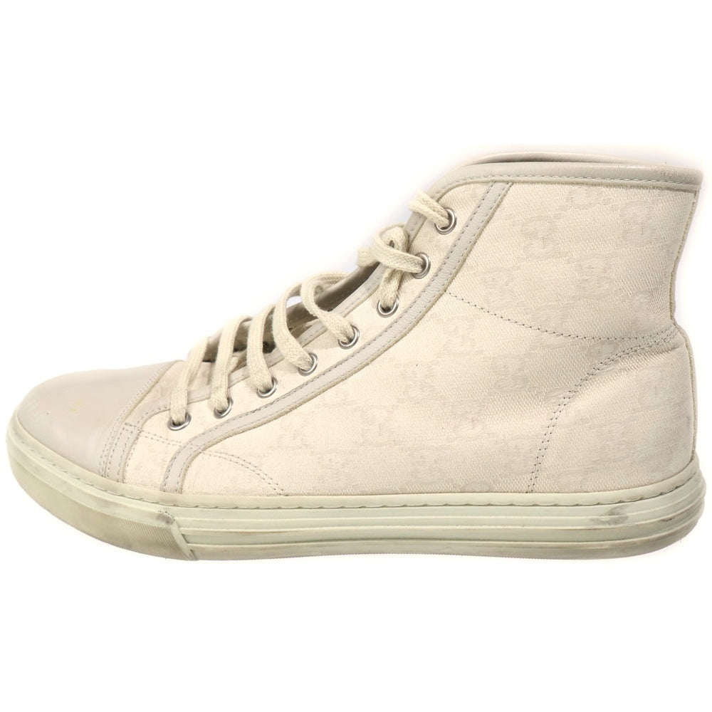 GUCCI(グッチ) GGキャンバス ハイカットスニーカー アイボリー 426188