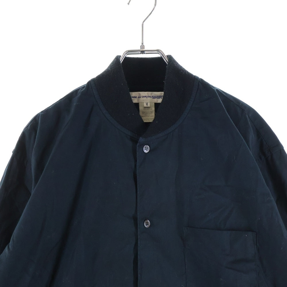 COMME des GARCONS SHIRT(コムデギャルソンシャツ) フロントボタン 長袖シャツブルゾン ブラック W20052