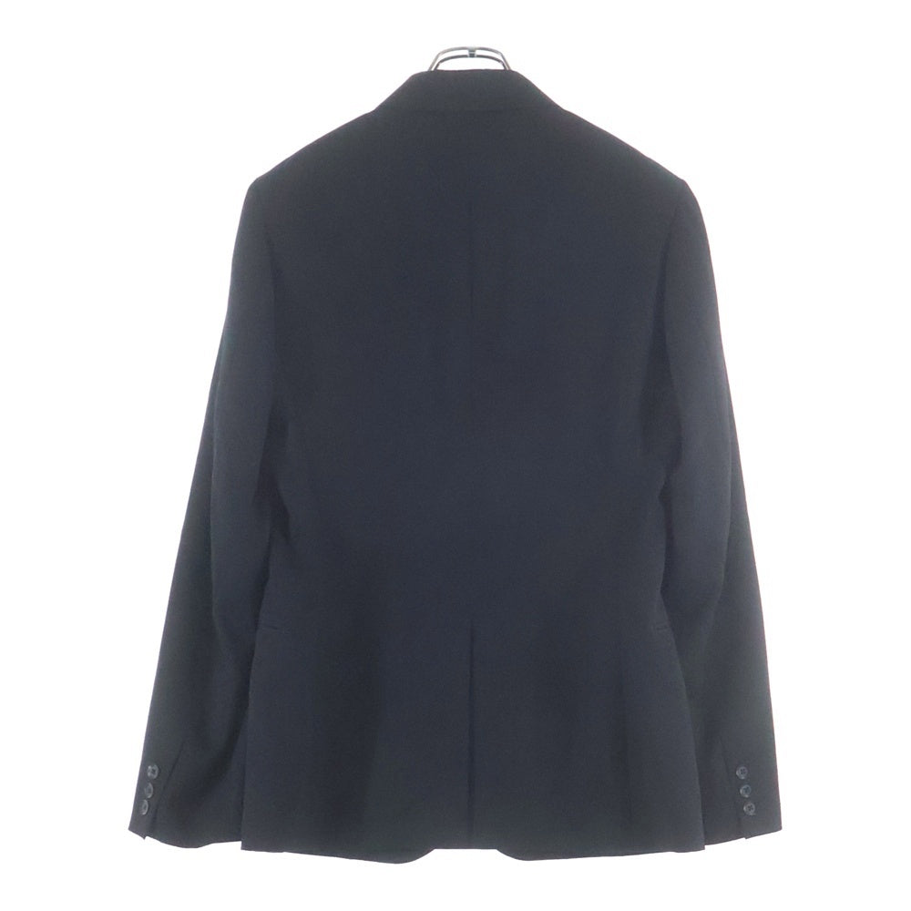 Yohji Yamamoto(ヨウジヤマモト) ショルダーパッド シングルブレスト テーラードジャケット ブラック HF-J53-140