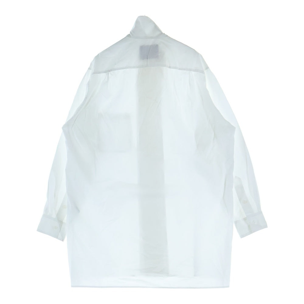 Yohji Yamamoto(ヨウジヤマモト) Power of the WHITE shirt BROAD LONG SLV MANY BUTTONS SHIRT ブロード メニー ボタンデザイン 長袖シャツ ホワイト PL-B01-001