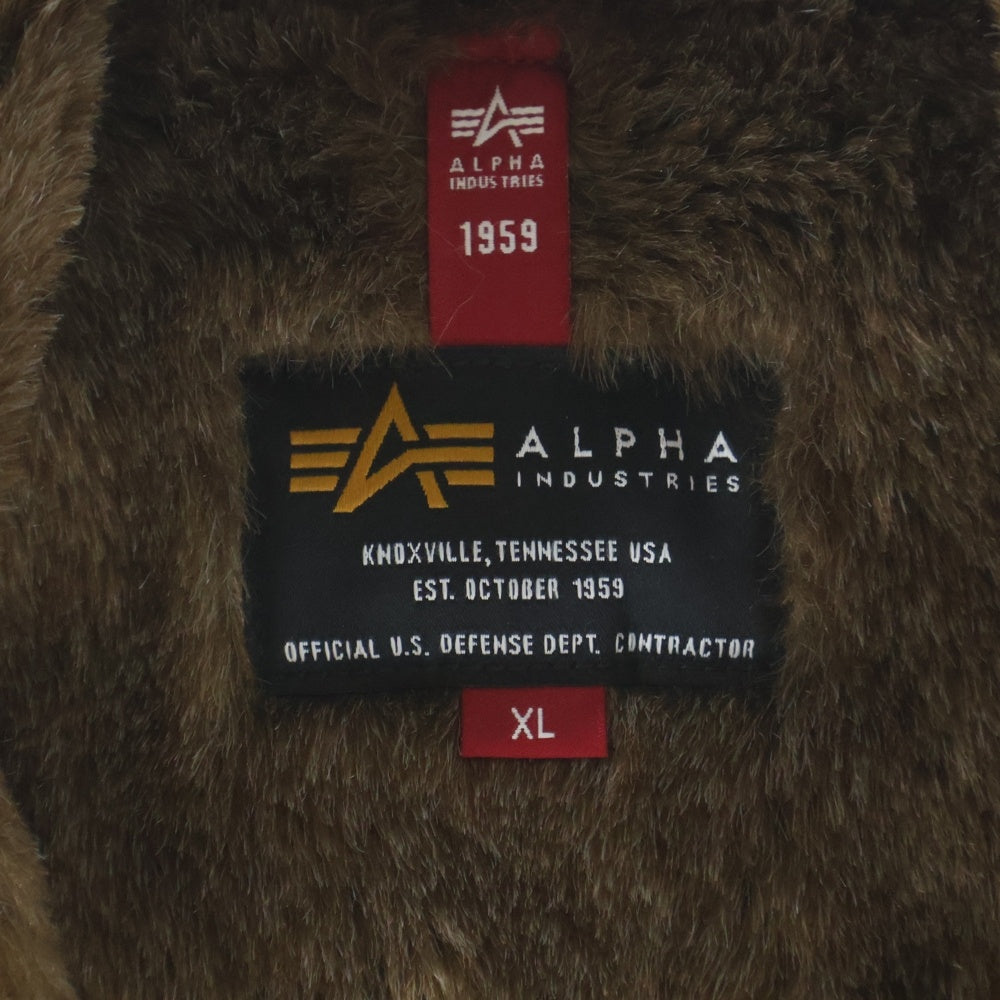 ALPHA INDUSTRIES(アルファ インダストリーズ) N-1 デッキジャケット ブラウン TA1395-116